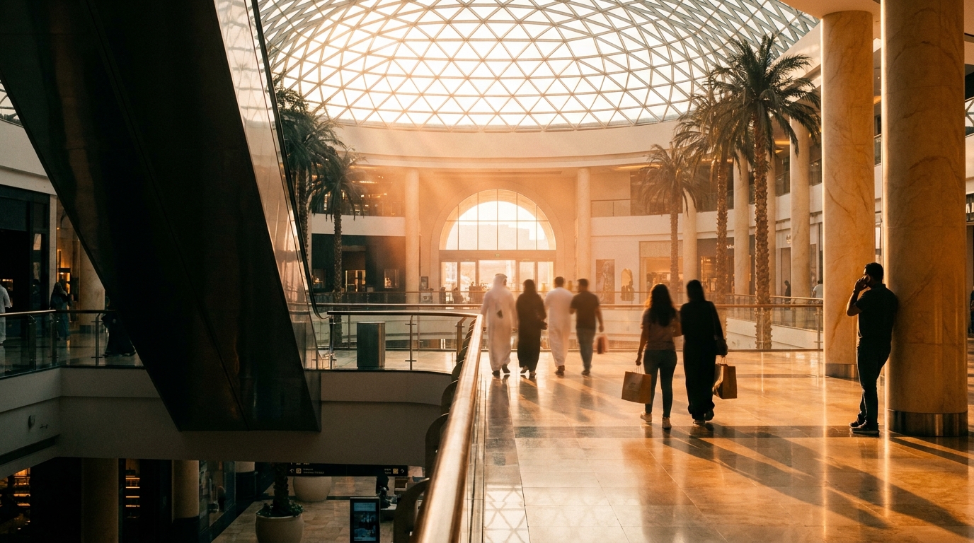 Mall interior — Canopy in action